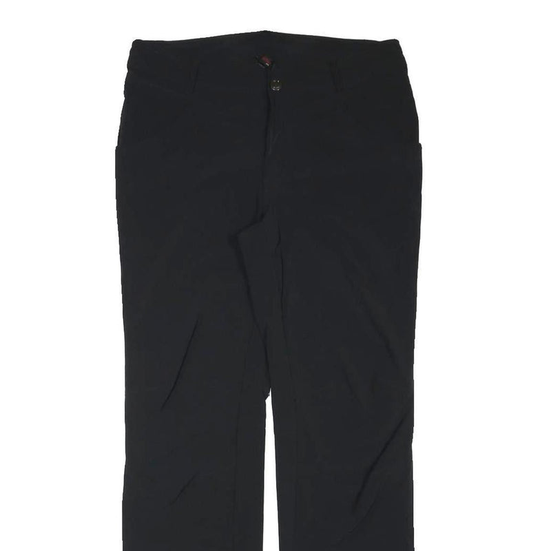 ACTIVE Mens Polyester Blend Black Regular Fit Straight Leg Trousers W32 L31