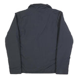 COLUMBIA Mens Black Outdoor Jacket M Polyester Blend Zip Plain Lightweight