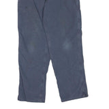 CARHARTT Mens Cotton Blend Blue Regular Fit Straight Leg Trousers W34 L32