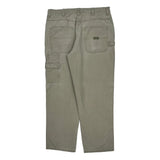 Wrangler Carpenter Trousers - 37W 32L Beige Cotton