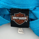 Black Hills Harley-Davidson Harley Davidson Graphic T-Shirt - Medium Blue Cotton