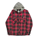 Dickies Checked Jacket - Large Gray Cotton
