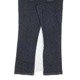 DKNY Womens Dark Blue Regular Fit Straight Denim Jeans W31 L26 Zip Cotton Blend