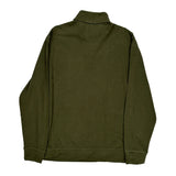 Polo By Ralph Lauren 1/4 Zip - Large Green Cotton