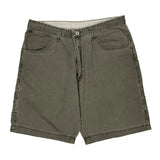 Wrangler Carpenter Shorts - 35W 10L Grey Cotton