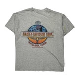 Crystal River, Florida Harley Davidson Graphic T-Shirt - Large Grey Cotton