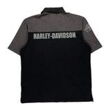 Fort Myers Harley Davidson Polo Shirt - Large Black Cotton Blend