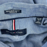 Tommy Hilfiger Shirt - Large Blue Cotton
