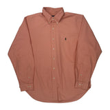 Ralph Lauren Checked Shirt - XL Orange Cotton