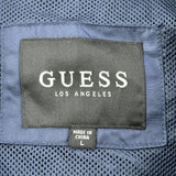 Guess Bomber Jacket - Large Navy Polyester