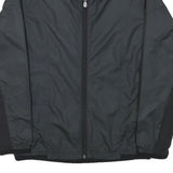 ADIDAS Mens Black & Dark Grey ClimaProof Zip Jacket S Polyester Blend Plain