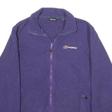 BERGHAUS Womens Purple Jacket UK 10 Polyester Zip Long Sleeve Casual Outdoor