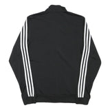 ADIDAS Mens Black & White Classic Jacket S Polyester Blend Track Zip Up