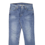 LEVI'S Mens Slim Blue Denim Light W30 L29 Zip Cotton Blend Jeans Classic Fit