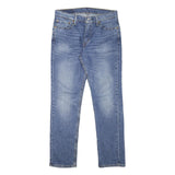 LEVI'S Mens Slim Blue Denim Light W30 L29 Zip Cotton Blend Jeans Classic Fit