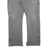 DICKIES Mens Grey Regular Fit Straight Cotton Blend Jeans W34 L30 Workwear
