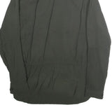 G STAR Womens Dark Green Basic Shirt Long Sleeve Button Neck S Cotton Blend
