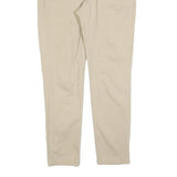 POLO RALPH LAUREN Womens Cotton Blend Beige Slim Straight Trousers W31 L30