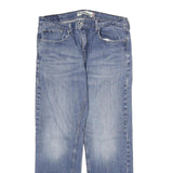 LEVI'S Mens Jeans Blue Relaxed Straight Denim Medium W34 L30 Classic Zip