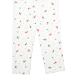 WRANGLER Womens Classic White Floral Denim Jeans W26 L26 Stylish Cotton Zip Fit