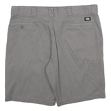 DICKIES Mens Shorts Grey Casual XL W40 Polyester Blend Relaxed Fit