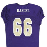 RUSSELL ATHLETIC Mens Purple Jersey L Short Sleeve V-Neck Bradshaw Rangel 66