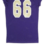 RUSSELL ATHLETIC Mens Purple Jersey L Short Sleeve V-Neck Bradshaw Rangel 66