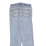DICKIES Mens Regular Fit Blue Denim Jeans W34 L34 Classic Cotton Blend Zip