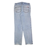 DICKIES Mens Regular Fit Blue Denim Jeans W34 L34 Classic Cotton Blend Zip