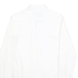 DKNY Mens White Slim Fit Shirt M Classic Cotton Button Long Sleeve