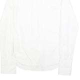 DKNY Mens White Slim Fit Shirt M Classic Cotton Button Long Sleeve