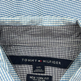 Tommy Hilfiger Checked Shirt - Large Blue Cotton