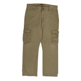 Wrangler Cargo Trousers - 34W 32L Khaki Cotton
