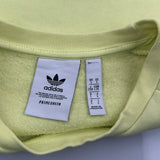 Adidas Sweatshirt - Large Yellow Cotton