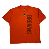 Browns Nfl T-Shirt - XL Orange Cotton