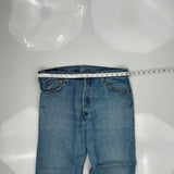 501 Levis Jeans - 36W 30L Blue Cotton