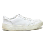 BOSS Mens White Leather Trainers UK 7 Casual Everyday Premium Comfort