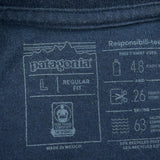 Responsibili-Tee Patagonia T-Shirt - Large Blue Cotton