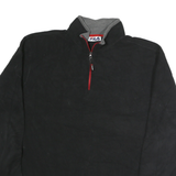 FILA Mens Black Plain Pullover Crew Neck Basic Knit 2XL Sportswear