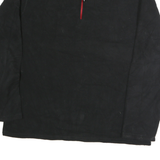 FILA Mens Black Plain Pullover Crew Neck Basic Knit 2XL Sportswear