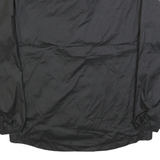 PUMA Mens Black Athletic Jacket L Polyester Blend Zip Plain Sportswear Outerwear