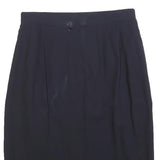 ESCADA Womens Black Wool Pencil Knee Length Skirt Size S Elegant Classic