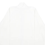 CARHARTT Womens White Zip Jacket M Polyester Plain Casual Lightweight