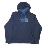 THE NORTH FACE Mens Navy Blue Hoodie XL Cotton Blend Classic Logo Sweatshirt