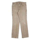 WRANGLER Mens Beige Regular Straight Denim Medium W33 L32 Classic Cotton Blend