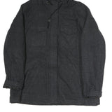 CARHARTT Womens Black Classic Jacket XL Cotton Blend Hooded Zip Casual Outerwear