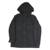 CARHARTT Womens Black Classic Jacket XL Cotton Blend Hooded Zip Casual Outerwear