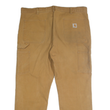 CARHARTT Mens Relaxed Fit Jeans Beige Cotton Blend Zip W40 L32 Workwear Durable