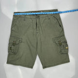 Ecko Unltd Cargo Shorts - 40W 11L Green Cotton