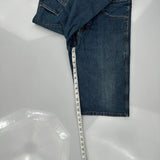 Dickies Denim Shorts - 32W 11L Blue Cotton Blend